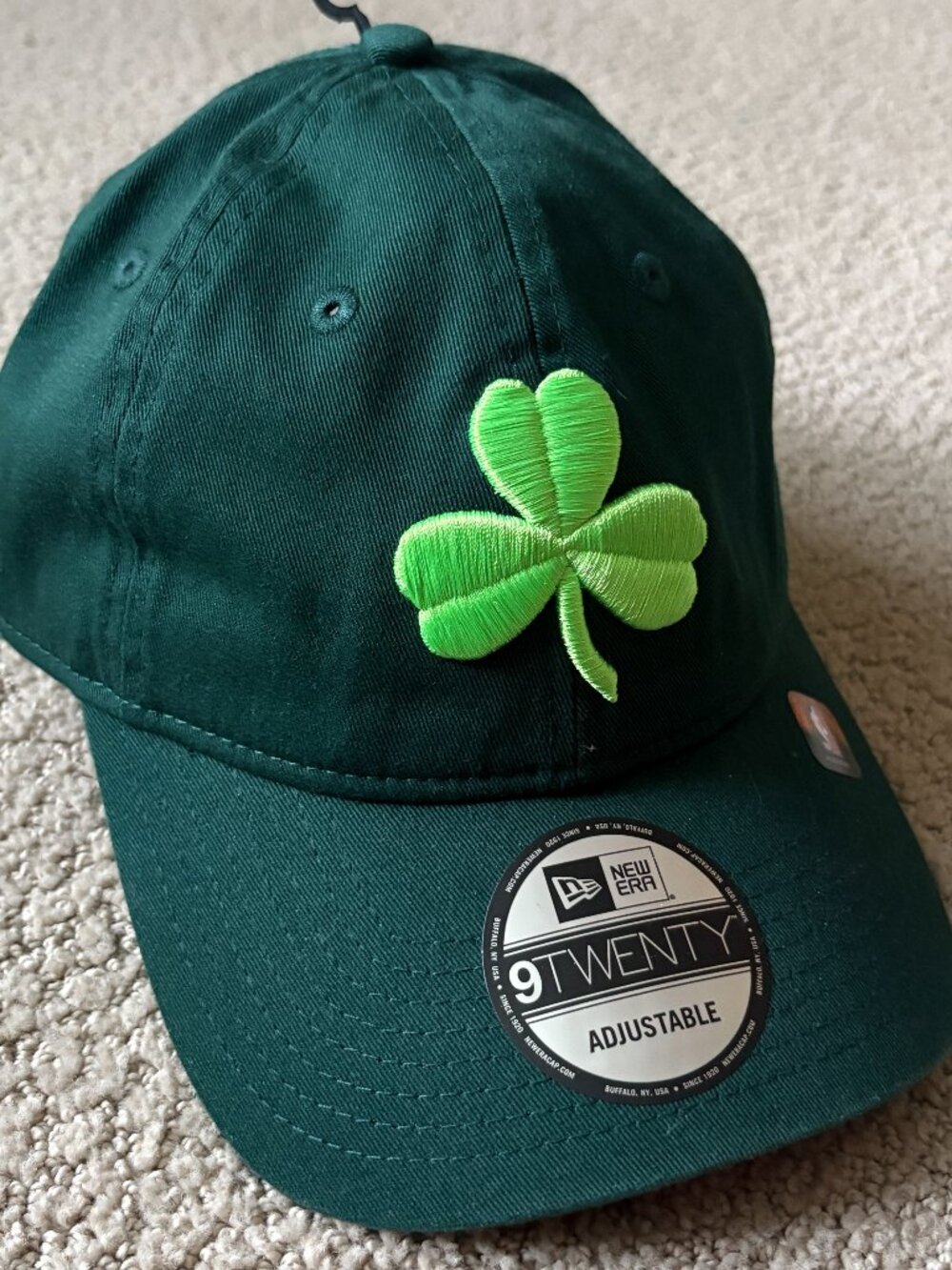 New Era Boston Celtics 9TWENTY City 2024 Alternate Adjustable Hat NBA OSFM NWT - Picture 3 of 7